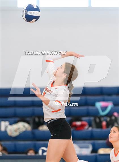 Thumbnail 3 in Karnes City @ Stacey (Hondo Volleyball Tournament) photogallery.