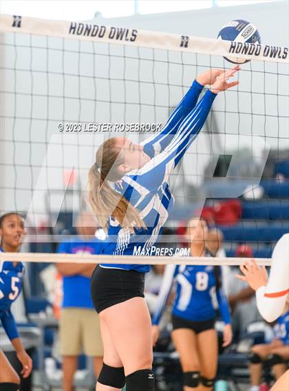Thumbnail 1 in Karnes City @ Stacey (Hondo Volleyball Tournament) photogallery.