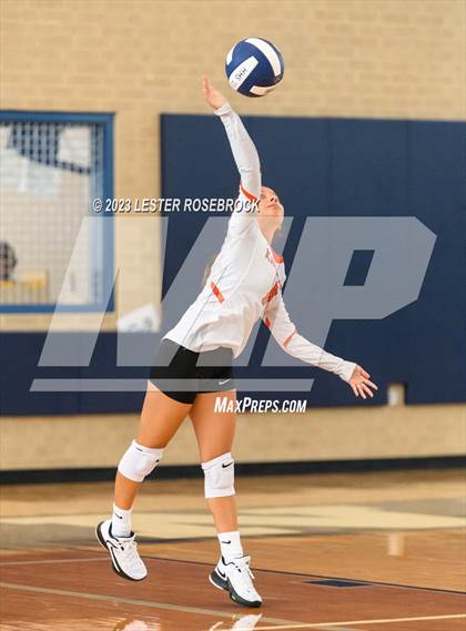 Thumbnail 2 in Karnes City @ Stacey (Hondo Volleyball Tournament) photogallery.
