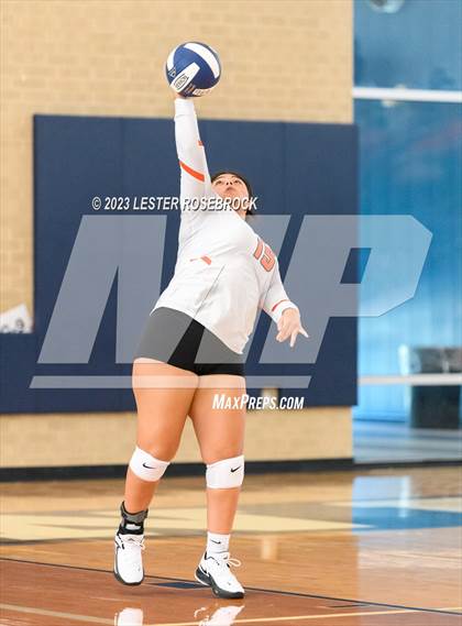 Thumbnail 3 in Karnes City @ Stacey (Hondo Volleyball Tournament) photogallery.