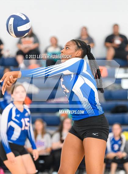 Thumbnail 1 in Karnes City @ Stacey (Hondo Volleyball Tournament) photogallery.