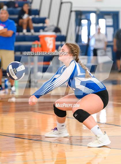 Thumbnail 2 in Karnes City @ Stacey (Hondo Volleyball Tournament) photogallery.