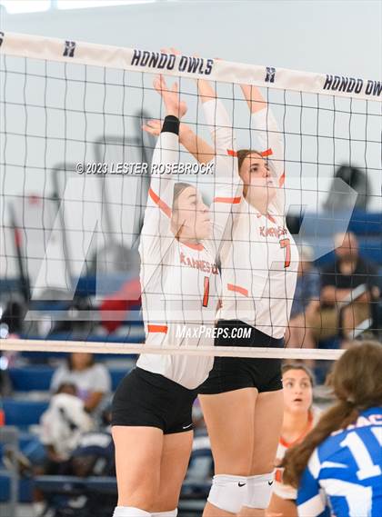 Thumbnail 3 in Karnes City @ Stacey (Hondo Volleyball Tournament) photogallery.