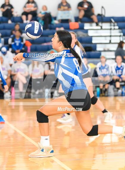 Thumbnail 3 in Karnes City @ Stacey (Hondo Volleyball Tournament) photogallery.