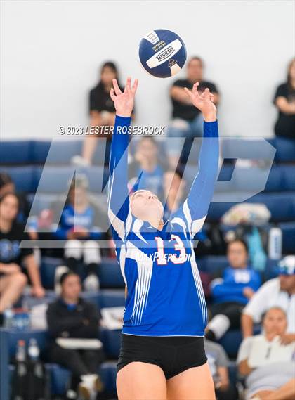 Thumbnail 2 in Karnes City @ Stacey (Hondo Volleyball Tournament) photogallery.