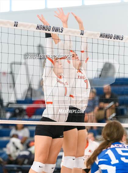 Thumbnail 1 in Karnes City @ Stacey (Hondo Volleyball Tournament) photogallery.