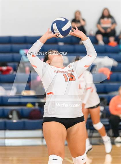 Thumbnail 1 in Karnes City @ Stacey (Hondo Volleyball Tournament) photogallery.