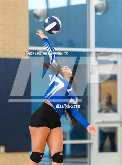 Thumbnail 3 in Karnes City @ Stacey (Hondo Volleyball Tournament) photogallery.