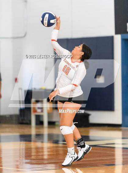 Thumbnail 2 in Karnes City @ Stacey (Hondo Volleyball Tournament) photogallery.