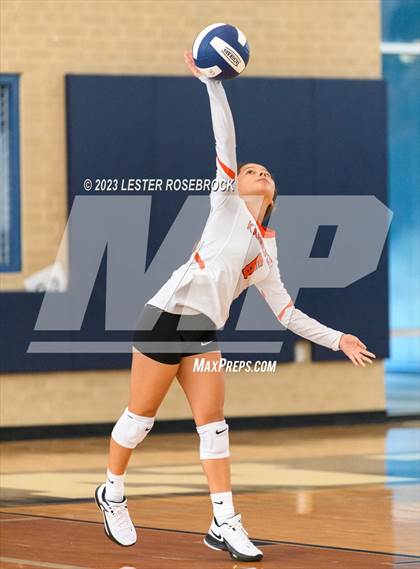 Thumbnail 2 in Karnes City @ Stacey (Hondo Volleyball Tournament) photogallery.
