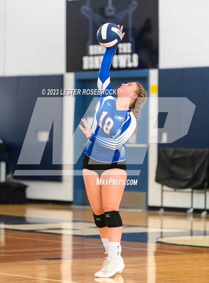 Thumbnail 3 in Karnes City @ Stacey (Hondo Volleyball Tournament) photogallery.