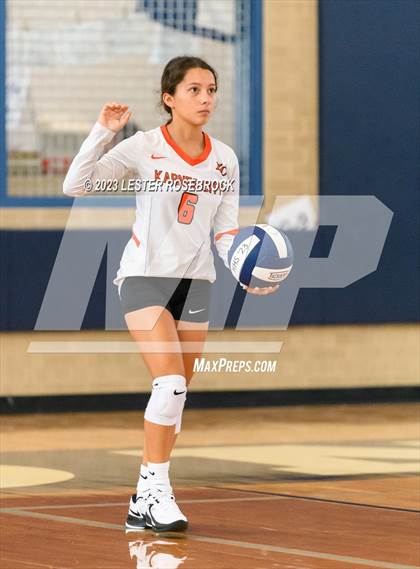 Thumbnail 1 in Karnes City @ Stacey (Hondo Volleyball Tournament) photogallery.
