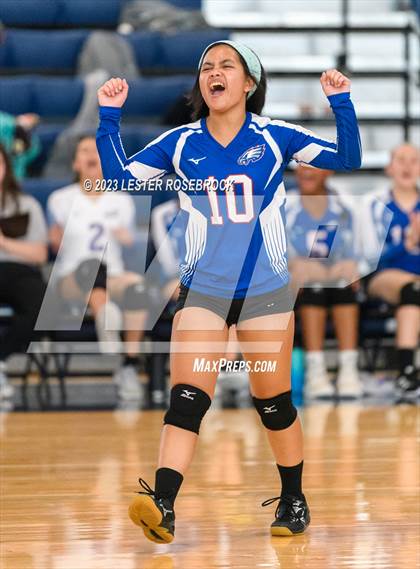 Thumbnail 2 in Karnes City @ Stacey (Hondo Volleyball Tournament) photogallery.