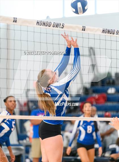 Thumbnail 3 in Karnes City @ Stacey (Hondo Volleyball Tournament) photogallery.