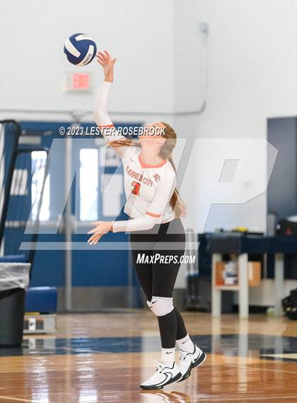 Thumbnail 2 in Karnes City @ Stacey (Hondo Volleyball Tournament) photogallery.