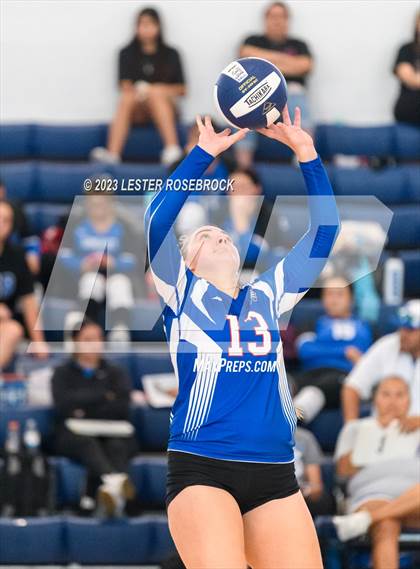 Thumbnail 1 in Karnes City @ Stacey (Hondo Volleyball Tournament) photogallery.