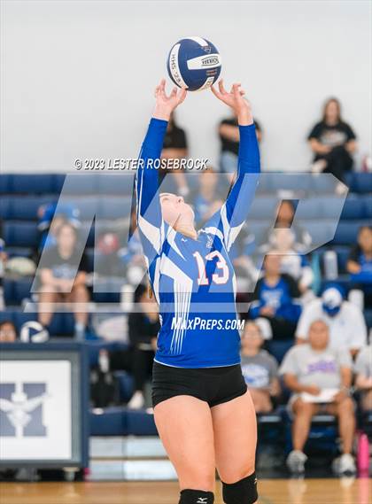 Thumbnail 3 in Karnes City @ Stacey (Hondo Volleyball Tournament) photogallery.