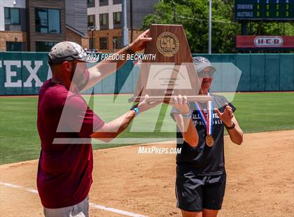 Thumbnail 1 in Hallettsville vs. Grandview (UIL 3A Softball Semifinal) photogallery.