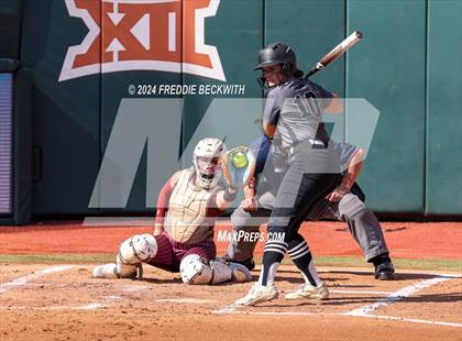 Thumbnail 1 in Hallettsville vs. Grandview (UIL 3A Softball Semifinal) photogallery.