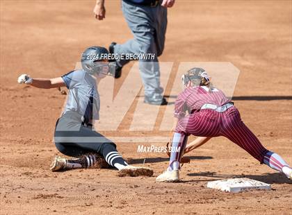 Thumbnail 1 in Hallettsville vs. Grandview (UIL 3A Softball Semifinal) photogallery.