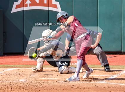 Thumbnail 1 in Hallettsville vs. Grandview (UIL 3A Softball Semifinal) photogallery.