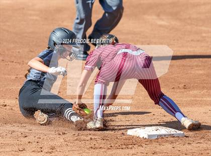 Thumbnail 2 in Hallettsville vs. Grandview (UIL 3A Softball Semifinal) photogallery.