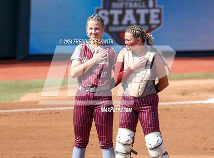 Thumbnail 1 in Hallettsville vs. Grandview (UIL 3A Softball Semifinal) photogallery.