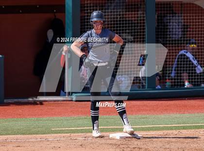 Thumbnail 3 in Hallettsville vs. Grandview (UIL 3A Softball Semifinal) photogallery.