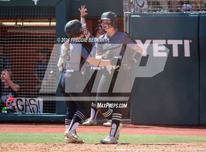 Thumbnail 1 in Hallettsville vs. Grandview (UIL 3A Softball Semifinal) photogallery.
