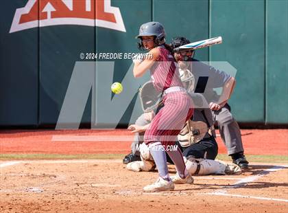 Thumbnail 2 in Hallettsville vs. Grandview (UIL 3A Softball Semifinal) photogallery.