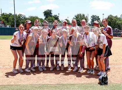 Thumbnail 3 in Hallettsville vs. Grandview (UIL 3A Softball Semifinal) photogallery.