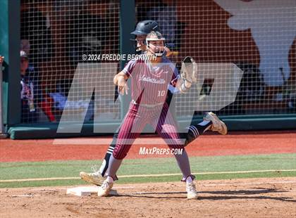 Thumbnail 1 in Hallettsville vs. Grandview (UIL 3A Softball Semifinal) photogallery.