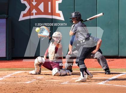 Thumbnail 2 in Hallettsville vs. Grandview (UIL 3A Softball Semifinal) photogallery.