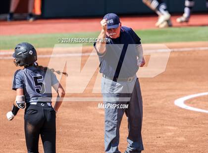 Thumbnail 1 in Hallettsville vs. Grandview (UIL 3A Softball Semifinal) photogallery.