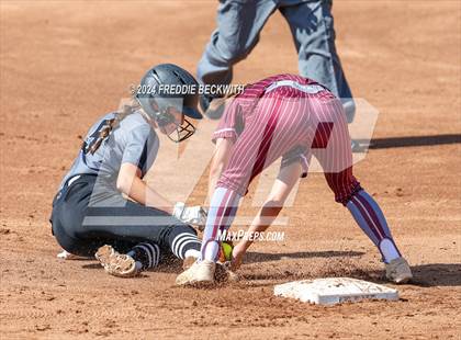 Thumbnail 2 in Hallettsville vs. Grandview (UIL 3A Softball Semifinal) photogallery.