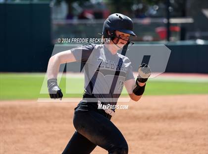 Thumbnail 3 in Hallettsville vs. Grandview (UIL 3A Softball Semifinal) photogallery.