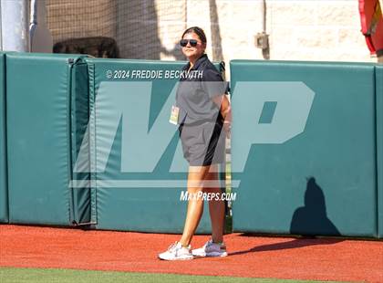 Thumbnail 3 in Hallettsville vs. Grandview (UIL 3A Softball Semifinal) photogallery.