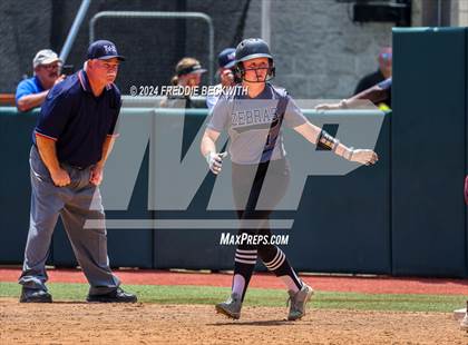 Thumbnail 3 in Hallettsville vs. Grandview (UIL 3A Softball Semifinal) photogallery.