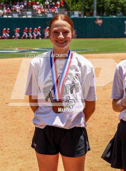 Thumbnail 1 in Hallettsville vs. Grandview (UIL 3A Softball Semifinal) photogallery.