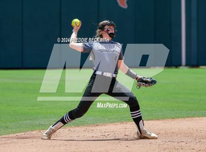 Thumbnail 1 in Hallettsville vs. Grandview (UIL 3A Softball Semifinal) photogallery.