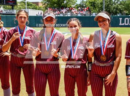 Thumbnail 1 in Hallettsville vs. Grandview (UIL 3A Softball Semifinal) photogallery.
