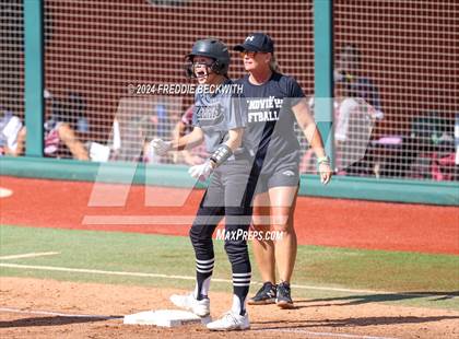 Thumbnail 1 in Hallettsville vs. Grandview (UIL 3A Softball Semifinal) photogallery.