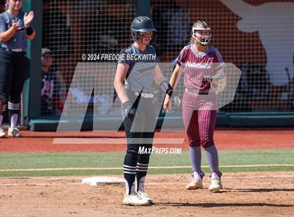 Thumbnail 1 in Hallettsville vs. Grandview (UIL 3A Softball Semifinal) photogallery.