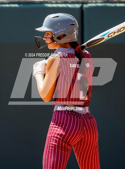 Thumbnail 1 in Hallettsville vs. Grandview (UIL 3A Softball Semifinal) photogallery.