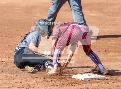 Thumbnail 3 in Hallettsville vs. Grandview (UIL 3A Softball Semifinal) photogallery.