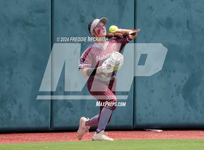 Thumbnail 1 in Hallettsville vs. Grandview (UIL 3A Softball Semifinal) photogallery.