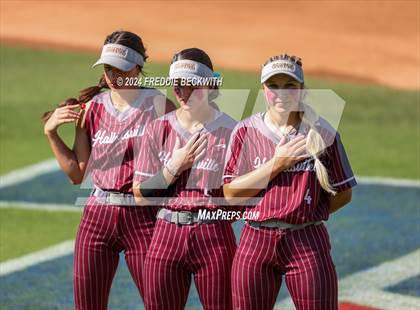 Thumbnail 1 in Hallettsville vs. Grandview (UIL 3A Softball Semifinal) photogallery.