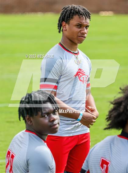Thumbnail 3 in Melrose vs Center Hill (U of Memphis 7v7) photogallery.