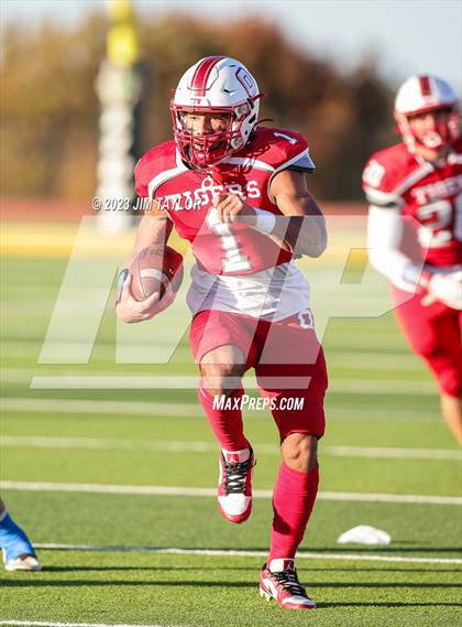 Thumbnail 1 in Richland Springs vs Oglesby (UIL 1A State Semi-Finals) photogallery.
