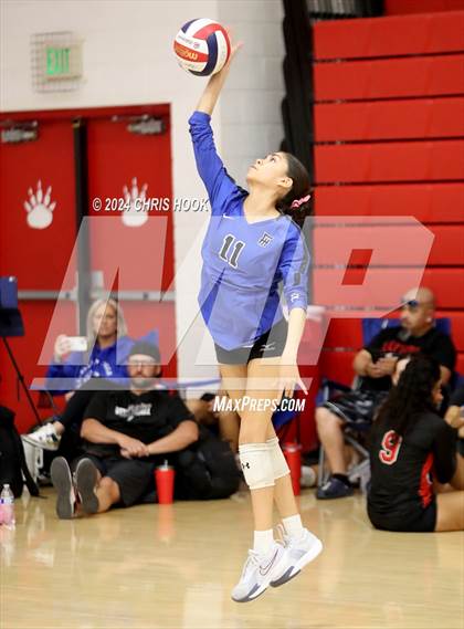 Thumbnail 1 in Benson vs Fountain Hills (The Florence VB Invitational) photogallery.